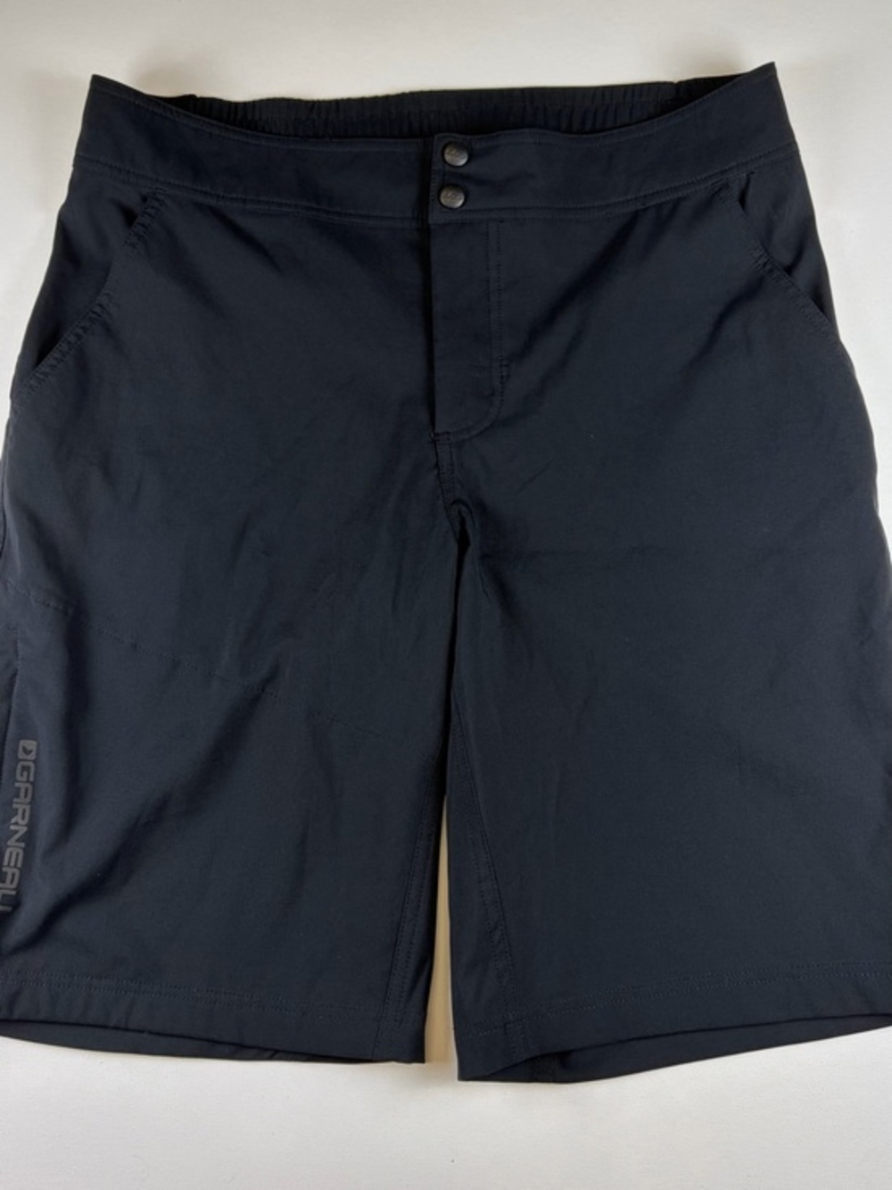 Louis Garneau Black Athletic Shorts Mens Medium Stretch Golf Hiking